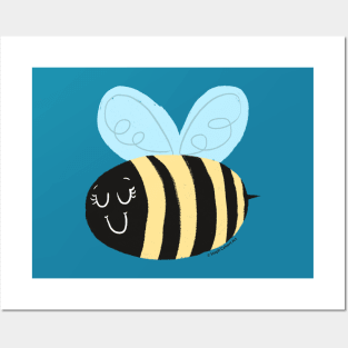 Cute bee - happy honey bee lover gifts Posters and Art